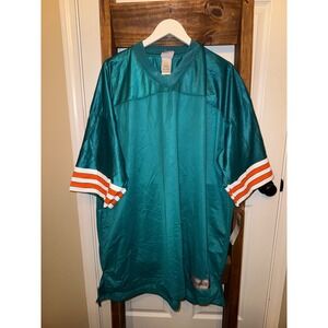 NFL Pro Line‎ Vintage Miami Dolphins Football Jersey 3XL Teal Orange White